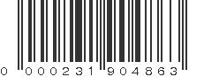 UPC 000231904863