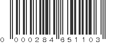 UPC 000284651103