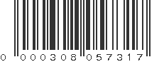 UPC 000308057317