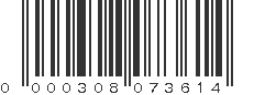 UPC 000308073614