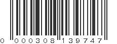 UPC 000308139747