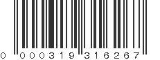 UPC 000319316267