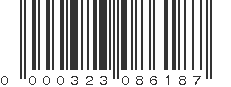 UPC 000323086187