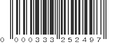 UPC 000333252497