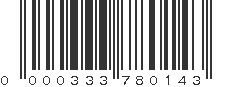 UPC 000333780143