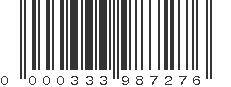 UPC 000333987276