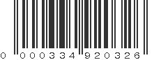 UPC 000334920326