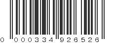 UPC 000334926526