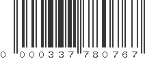 UPC 000337780767