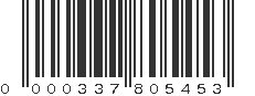 UPC 000337805453