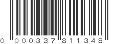 UPC 000337811348