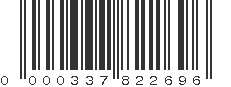 UPC 000337822696