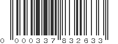 UPC 000337832633