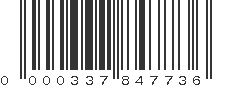 UPC 000337847736