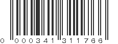 UPC 000341311766