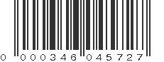 UPC 000346045727