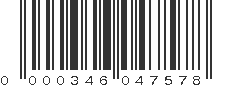 UPC 000346047578