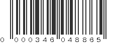 UPC 000346048865