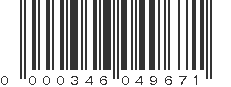 UPC 000346049671