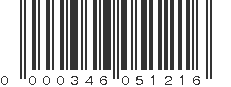 UPC 000346051216