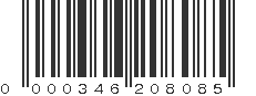 UPC 000346208085