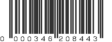 UPC 000346208443