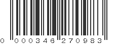 UPC 000346270983