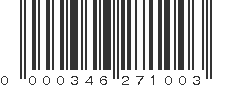 UPC 000346271003