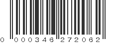 UPC 000346272062