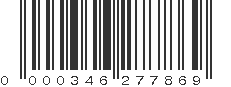 UPC 000346277869