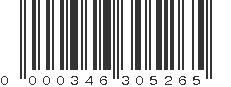 UPC 000346305265