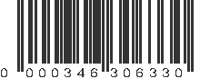 UPC 000346306330