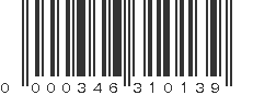 UPC 000346310139