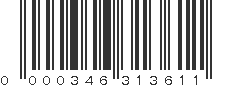 UPC 000346313611