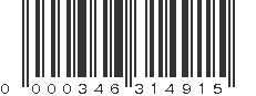 UPC 000346314915