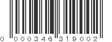 UPC 000346319002