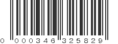 UPC 000346325829