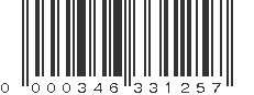 UPC 000346331257