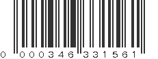 UPC 000346331561