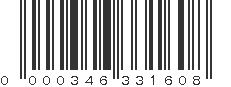 UPC 000346331608