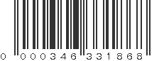 UPC 000346331868