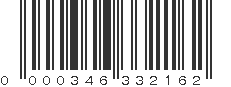 UPC 000346332162