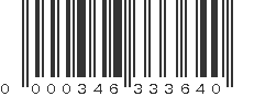 UPC 000346333640