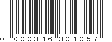 UPC 000346334357