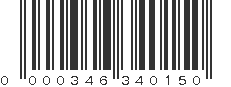 UPC 000346340150