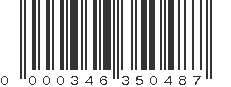 UPC 000346350487