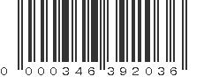 UPC 000346392036