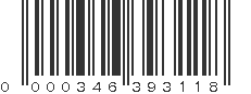 UPC 000346393118