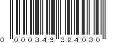 UPC 000346394030