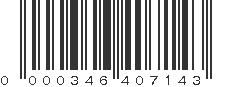 UPC 000346407143